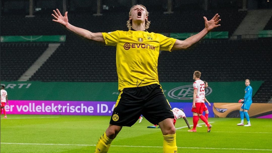  哈兰德连续五轮破门势不可挡  